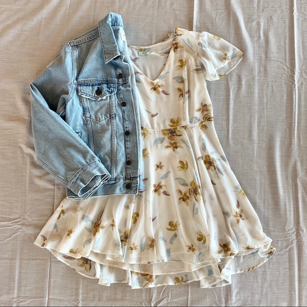 Kimchi Blue Sarah Flutter-Sleeve Mini Dress